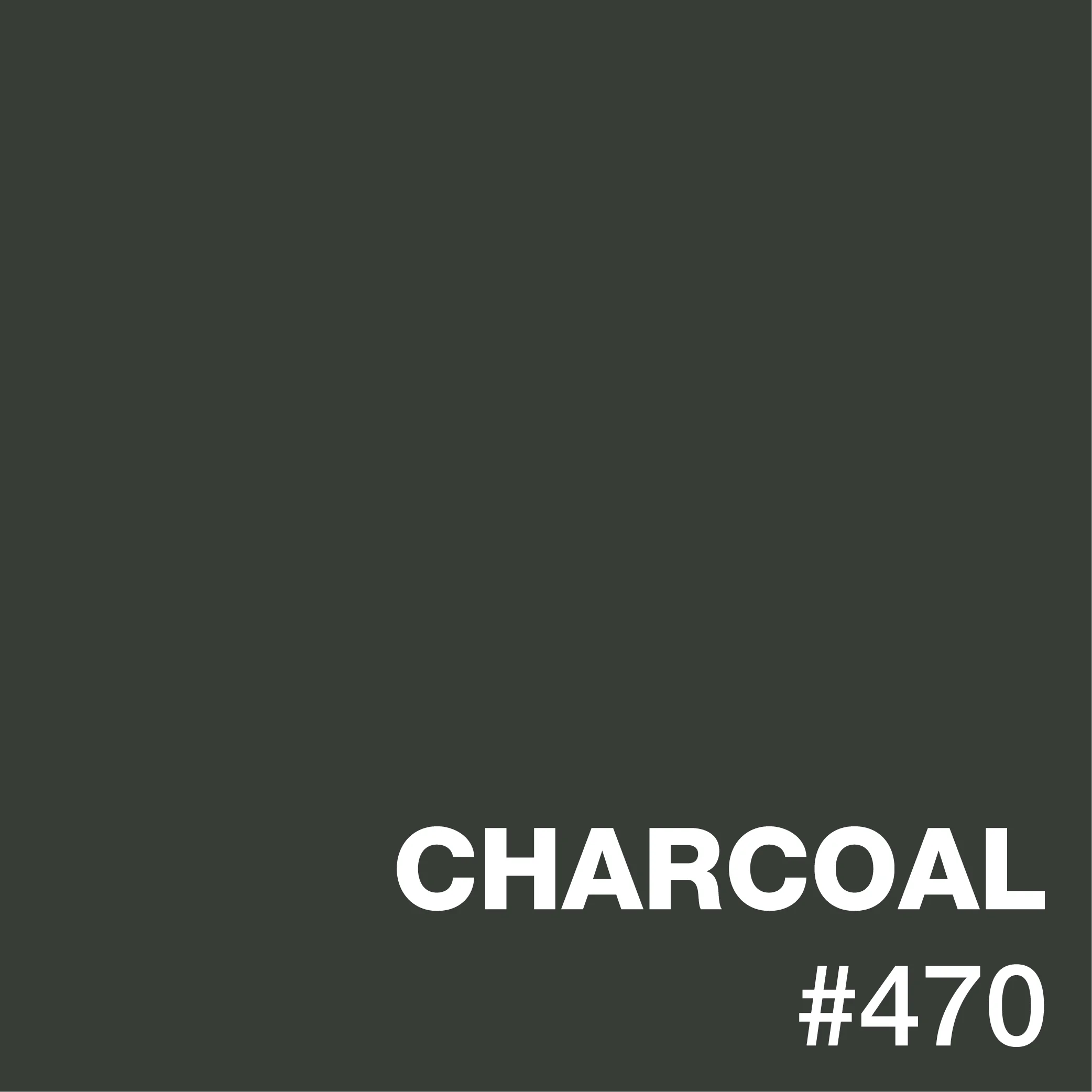 Charcoal epoxy flooring color swatch showing deep gray-green tone