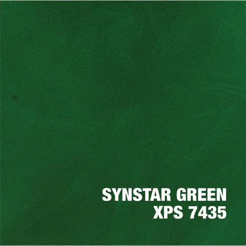 Synstar Green XPS 7435 epoxy color sample with rich green finish