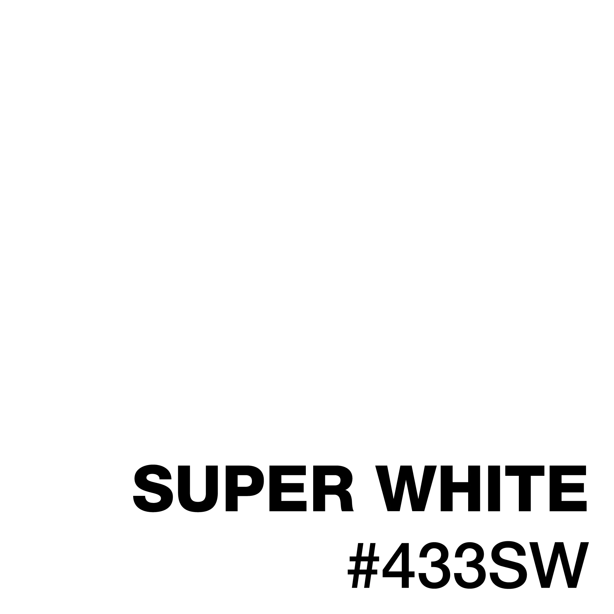 Super white epoxy flooring with high-gloss finish and bright, clean appearance