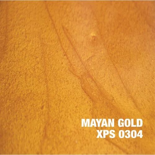 Mayan Gold metallic epoxy finish with warm golden-bronze tone and reflective surface detail