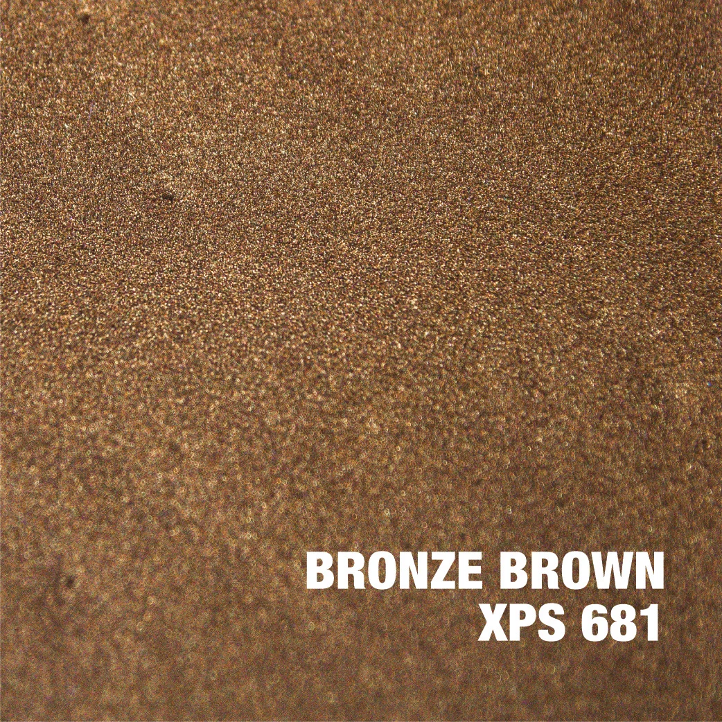 Bronze Brown metallic epoxy sample with speckled finish and warm metallic sheen