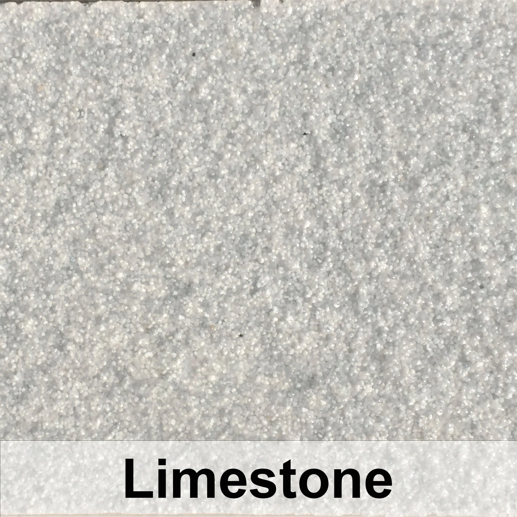 Limestone quartz epoxy flooring with light gray and white aggregate texture